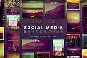 Stellar Social Media Banner Pack, a Templates & Theme by Graphicdome (Thumbnail 1 of 14)