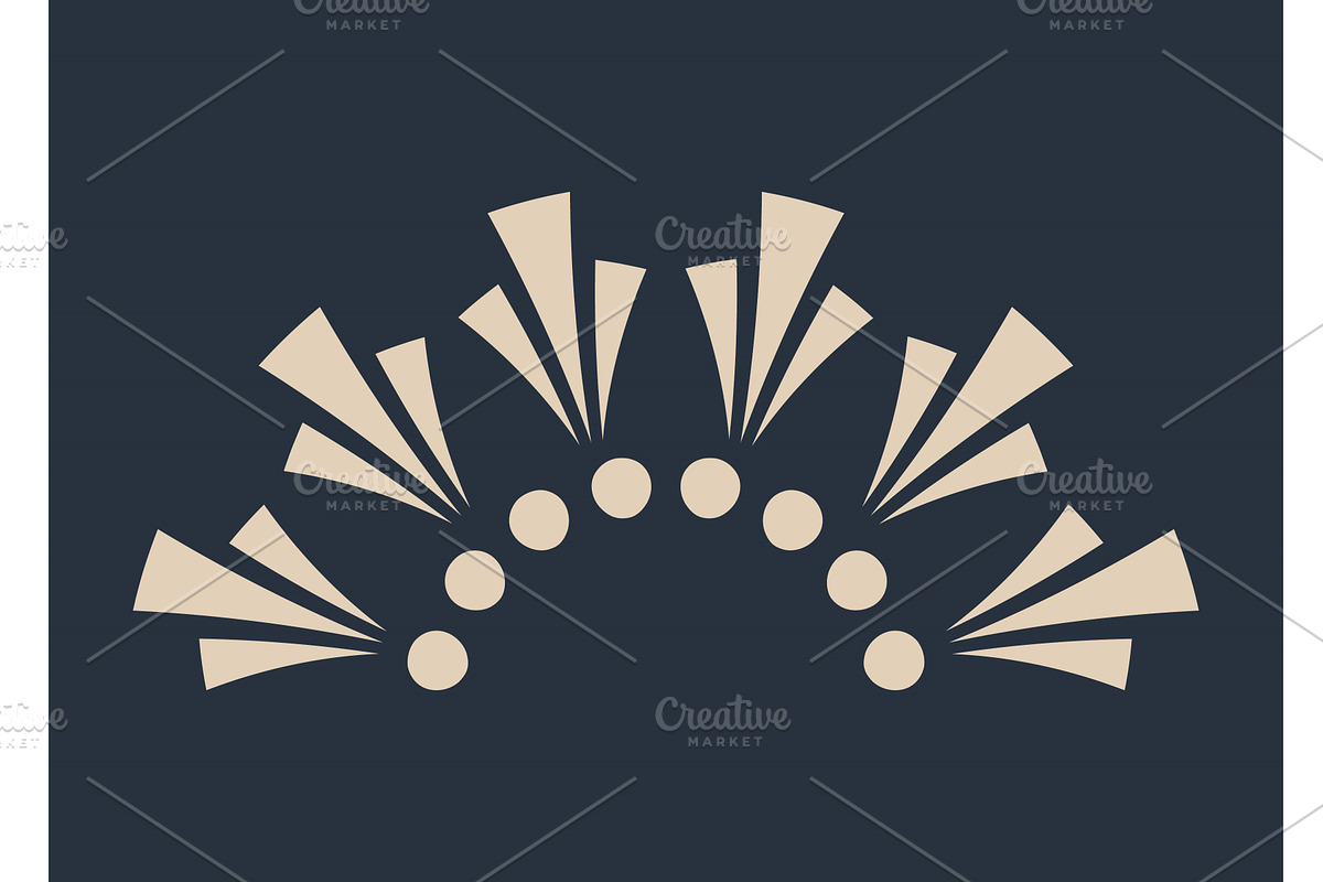 Sunburst firework explosion, an Object Illustration by Things for designers