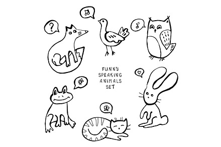 Animal doodles