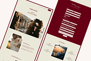 Wedding RSVP Website Template, a Squarespace Template by WebInAWeek (Thumbnail 4 of 6)