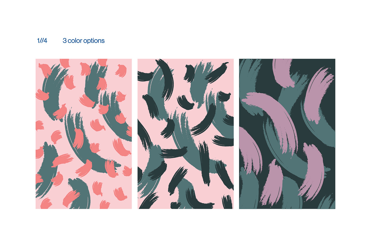 Abstract Brush Patterns, a Decorative Illustration by Volkan Aydemir (Photo 5 of 14)