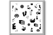 Illustration spa icons set. Seamless, a Pattern Graphic by RODINA (Thumbnail 3 of 3)