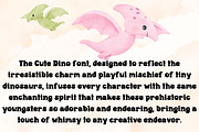Cute Dino - Handwritting, a Handwritten Font by Charmingbear59.design (Thumbnail 3 of 5)