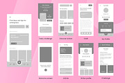 Writer Article Wireframe Apps, a Wireframe Template by INSPR STD (Thumbnail 6 of 6)