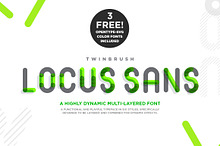 Locus Sans Display and Color Font