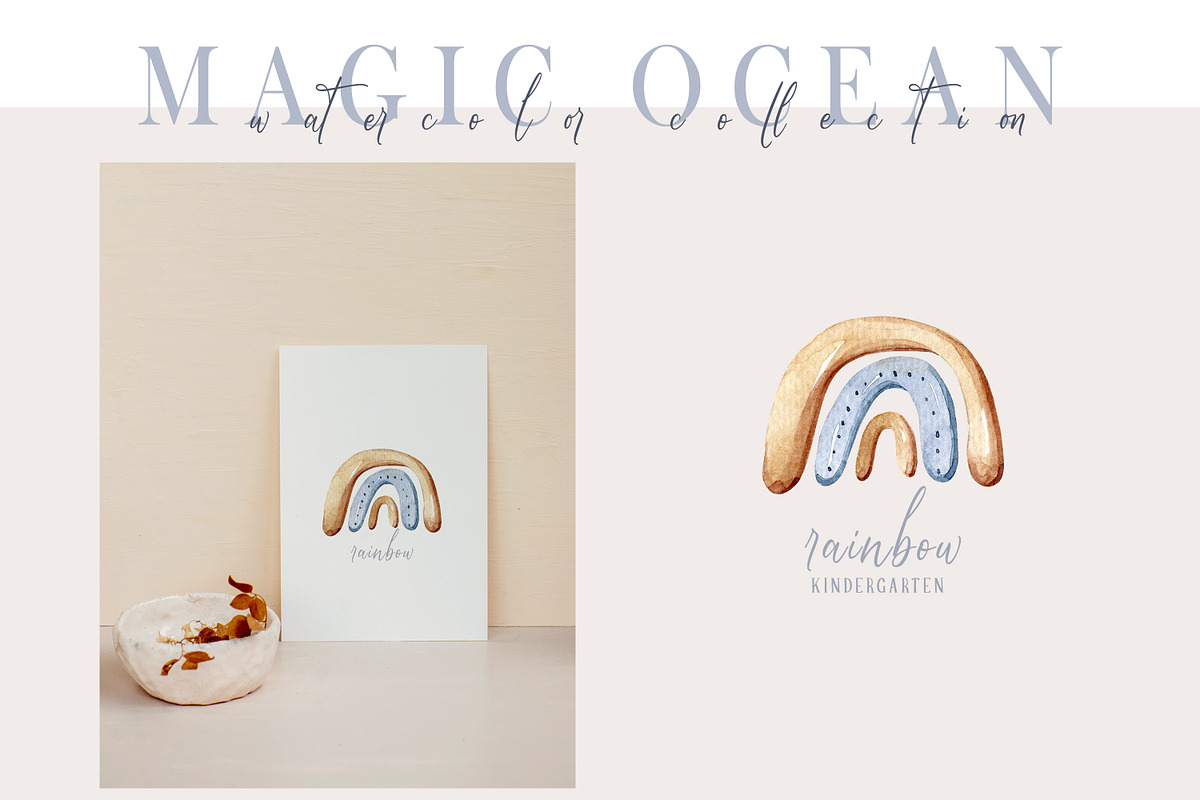 SALE! Watercolor nautical collection, an Animal Illustration by Tiana Geo (Photo 3 of 27)