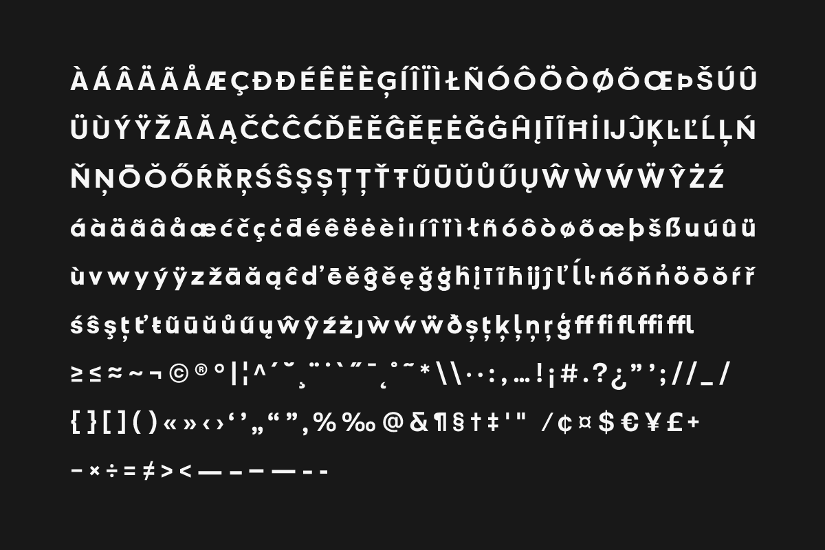 Gutica – Geometric Font Family, a Sans Serif Font by Yukita Creative (Photo 9 of 9)