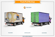 Delivery Truck Mockup PSD View, an Advertising Mockup by Plus Media (Thumbnail 2 of 3)