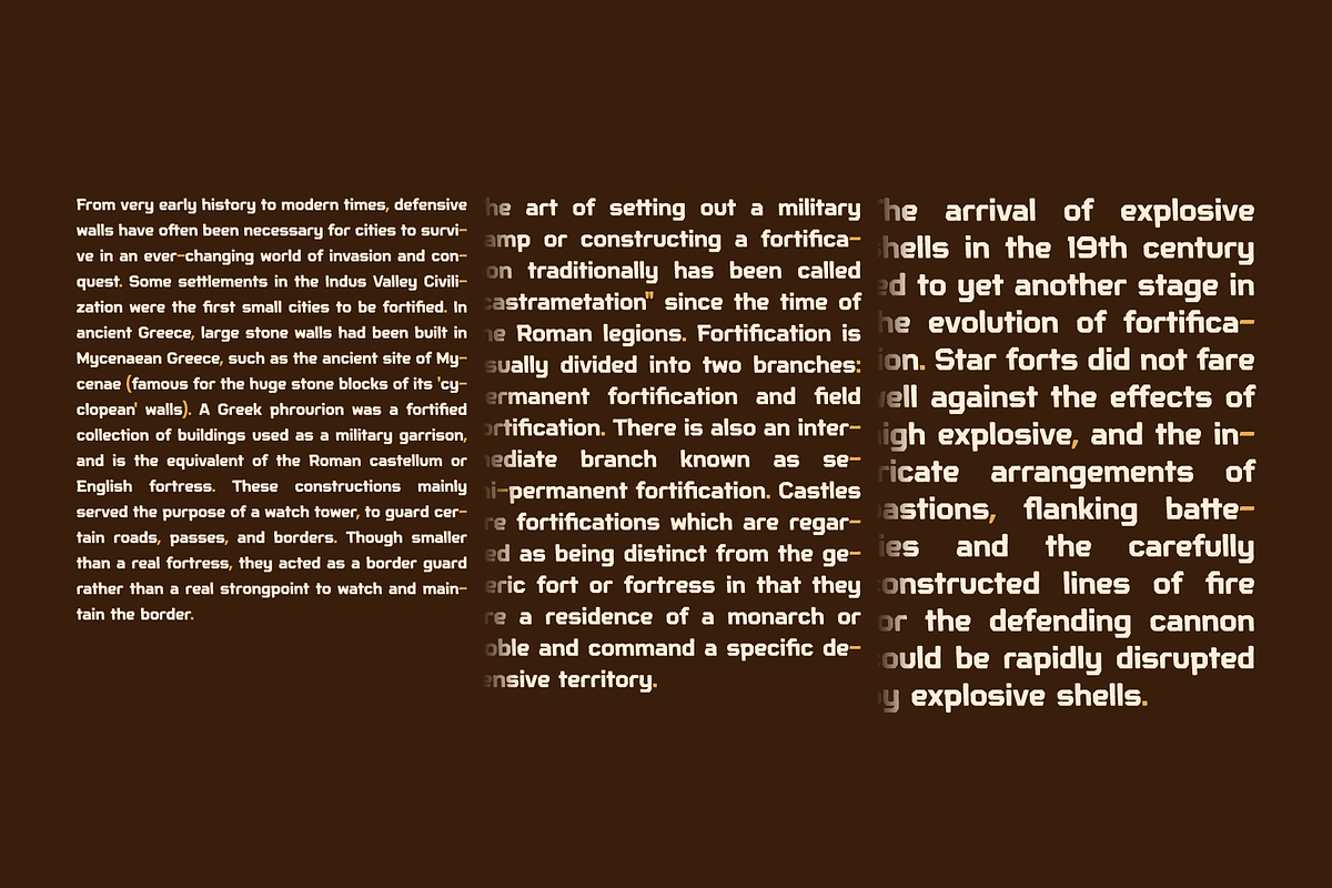 Baluarte Display Typeface, a Font by Tomas Castiglioni (Photo 11 of 15)