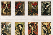 GOTHIC AND RENAISSANCE FAIRY PAPER, a Person Illustration by Daring Digies (Thumbnail 2 of 10)