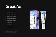 Bright holographic wallpaper pack, a Wallpaper Graphic by existacial (Thumbnail 7 of 7)
