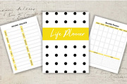 Printable Life Planner Template, a Stationery Template by Design House (Thumbnail 4 of 9)