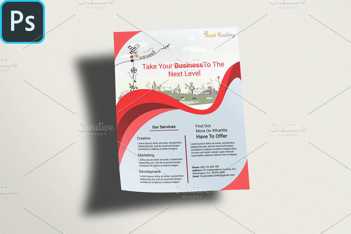 Spiti 02 Business Flyer, a Flyer Template by Proshanta Sarker (Photo 4 of 4)