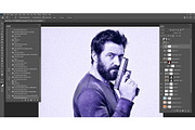 Classic Film Texture Pro Actions, an Action Add-On by MRI STUDIO (Thumbnail 14 of 16)