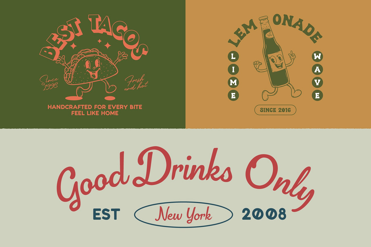 Logos & Marks - Food Edition, a Branding & Logo Template by Alina Sh (Photo 10 of 15)