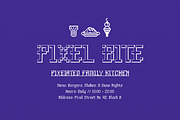 Shiver Glitch | Pixelated Font, a Sans Serif Font by gracetype_studio (Thumbnail 6 of 12)