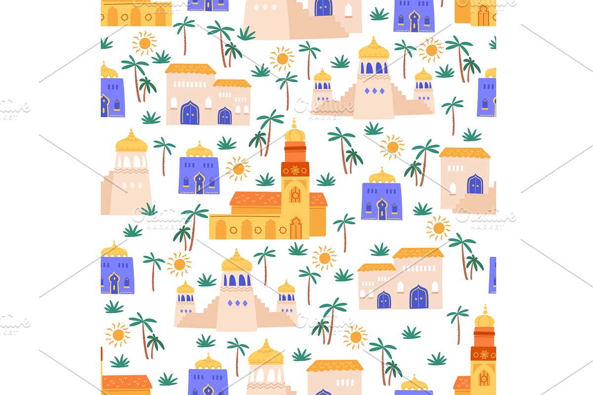Collection of colorful oriental, an Object Illustration by Vectorbuum