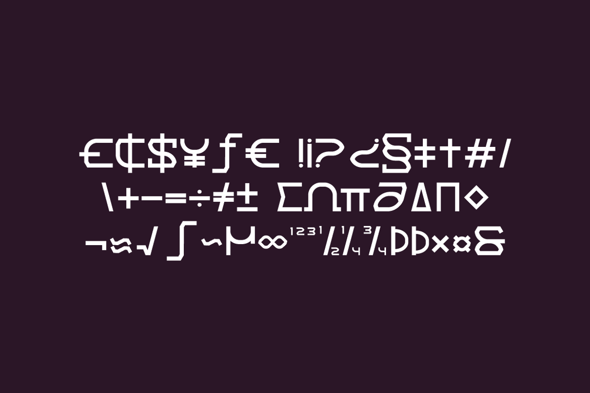 Gisalid - Space Font, a Sans Serif Font by QR Design Studio (Photo 7 of 10)