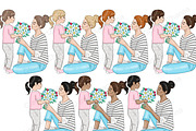 Mom Life People Clipart, a Person Illustration by GlamArtZhanna (Thumbnail 5 of 5)