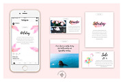 Flamingo | Social Media Pack, a Social Media Template by Blossom (Thumbnail 4 of 7)