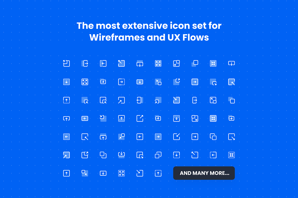 UX Flow &  Wireframe Mega Icon Pack, an Icon by Tarful Creative (Photo 4 of 8)
