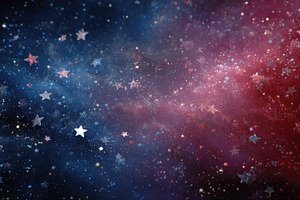Patriotic starry background for Fourth of July celebration, a Holiday Photo by José Manuel Gelpi