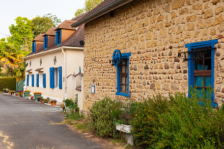View of typical house in the Nouvelle-Aquitaine, France, an Architecture Photo by Bepslabor