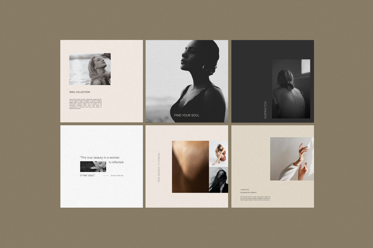 Soul | Canva Social Media Templates, a Social Media Template by Studio Fink (Photo 3 of 5)