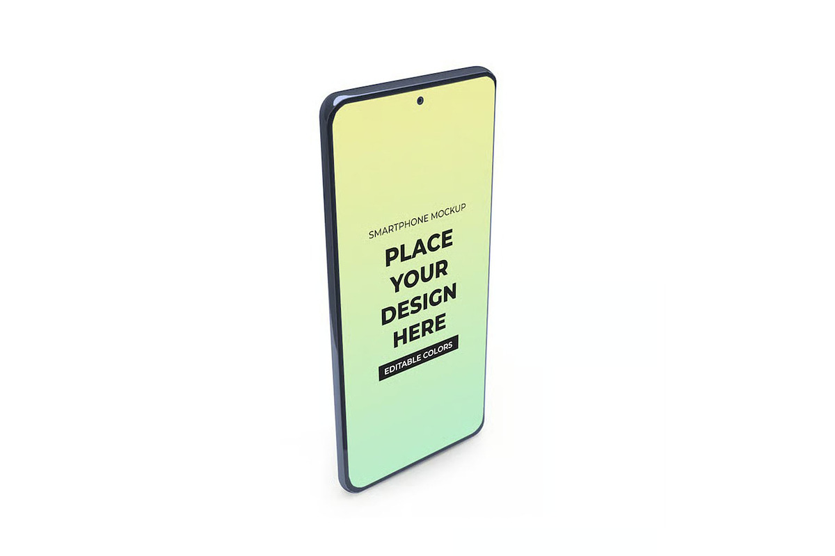 Smartphone Mockup Template Set, an Android Mockup by DesignRushMarket (Photo 3 of 10)