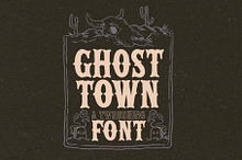 Ghost Town Western Typeface