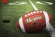 American Football Ball Mock-up, a Product Mockup by Mocca Mockups Store (Thumbnail 1 of 5)