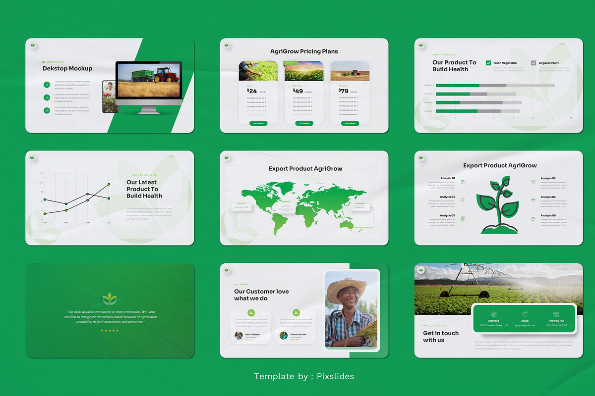 Agriculture and Garden Keynote, a Presentation Template by Pixslides (Photo 5 of 6)