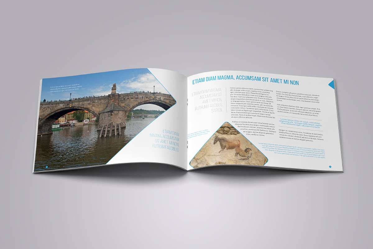 Travel / City A4 landscape brochure, a Brochure Template by INTERARTIVITY (Photo 9 of 10)