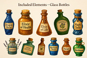 The Witch's Apothecary Kit, an Object Illustration by Curve Design (Thumbnail 4 of 7)