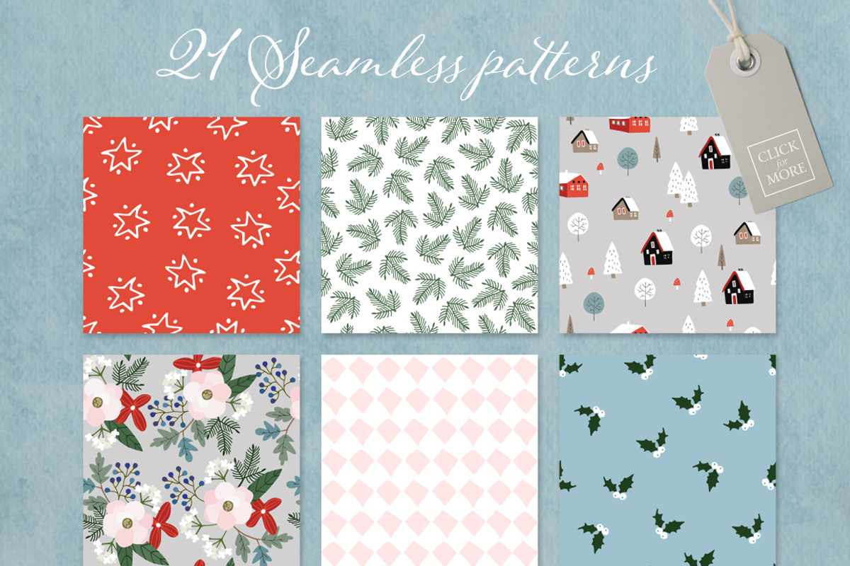 Merry Christmas set, 166 elements, an Animal Illustration by Tabita's shop (Photo 10 of 14)