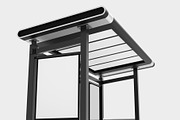 Bus Shelter 3D Model, an Architecture 3D Model by mrfauzi (Thumbnail 3 of 12)