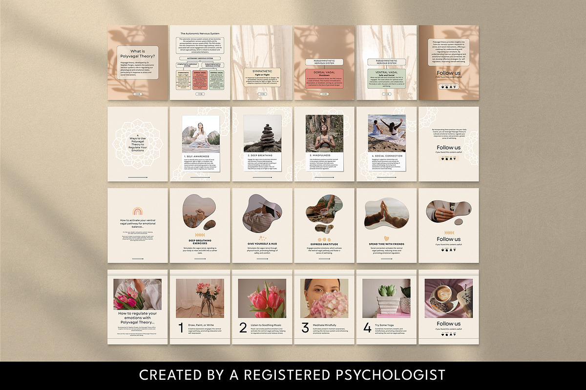 Polyvagal Theory Canva Instagram, a Templates & Theme by Miri Campbell (Photo 3 of 9)