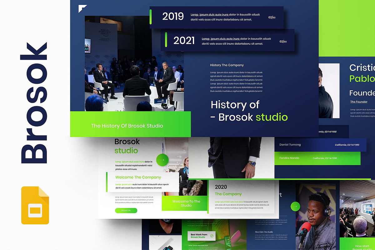 Brosok - Business Google Slide Templ, a Templates & Theme by Dens Creative Studio (Photo 1 of 5)