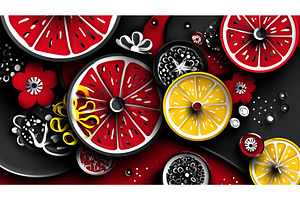 Modern abstract design featuring a, an Abstract Photo by ZinetroN