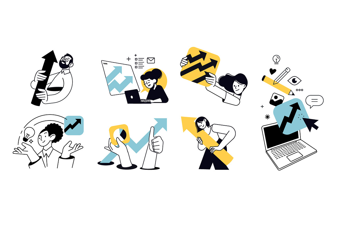 Success business., a Person Illustration by PureSolution (Photo 6 of 6)