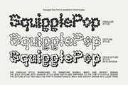 Squiggle Pop Font - Fun Display Type, a Handwritten Font by softulka (Thumbnail 2 of 9)