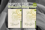 Bridesmaid Proposal Card Template, an Invitation Template by TrendyliciousStore (Thumbnail 2 of 7)