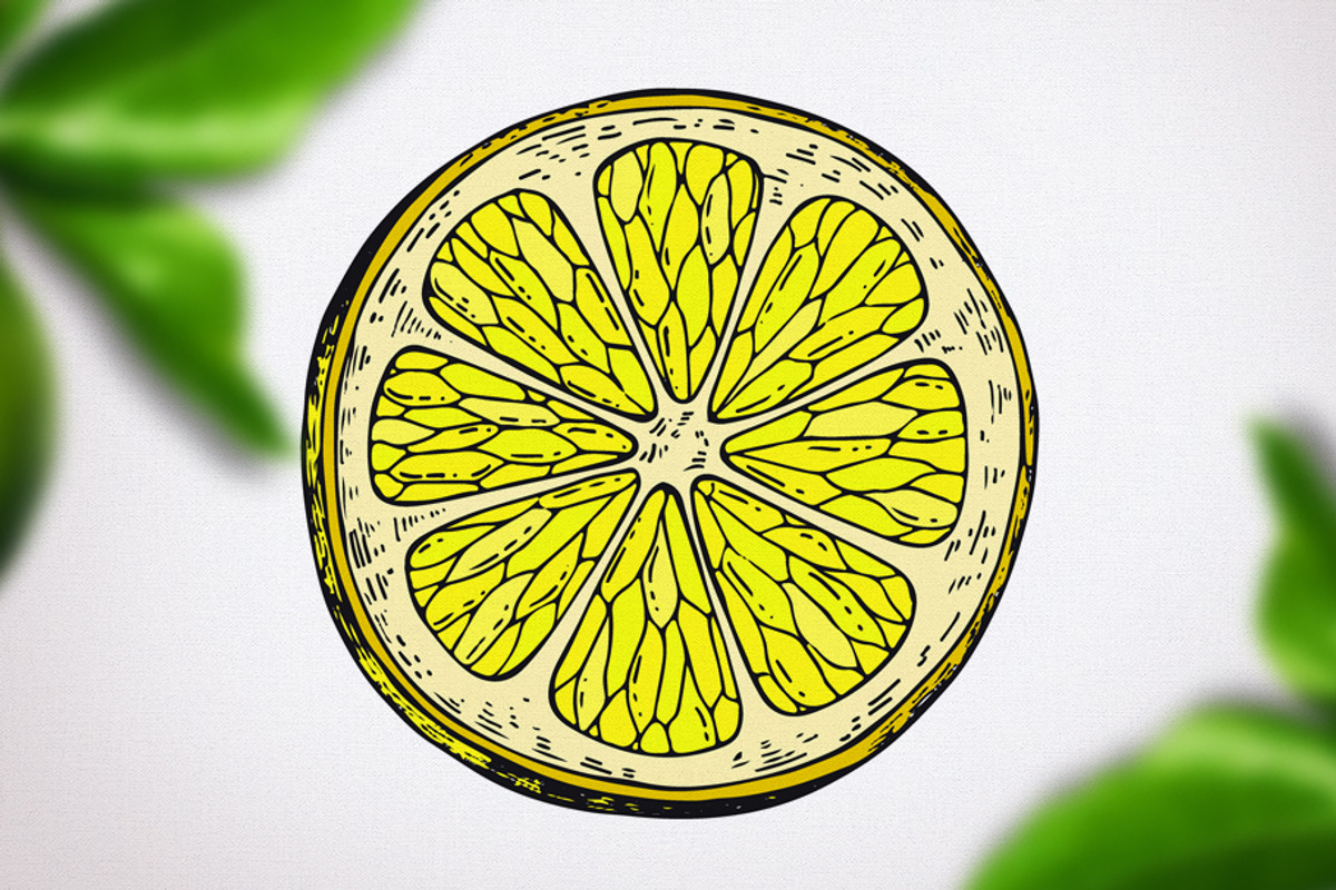 Lemons vector sketches, an Object Graphic by WalnutBird (Photo 4 of 6)