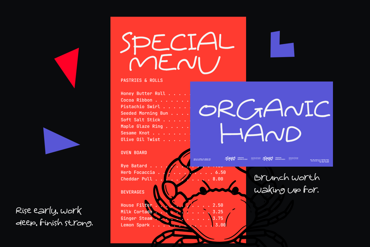 Blore Handwritten, a Handwritten Font by Ideal Eksis (Photo 4 of 5)