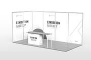 Exhibition Booth Mockup Template, an Advertising Mockup by graphypix (Thumbnail 4 of 4)