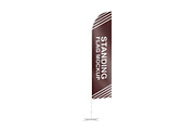 Feather Flag Mockup, a Product Mockup by GraphicsPixel (Thumbnail 3 of 5)