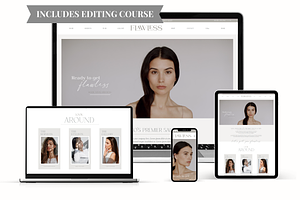 Salon Spa Beauty Website Template