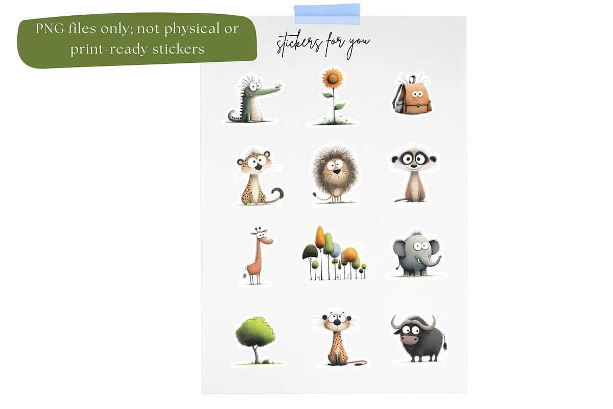 Watercolor Baby Safari Jungle Animal, an Animal Illustration by Nicole Branger Art (Photo 15 of 22)