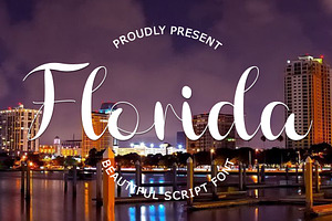 Florida - Beautiful Script Font