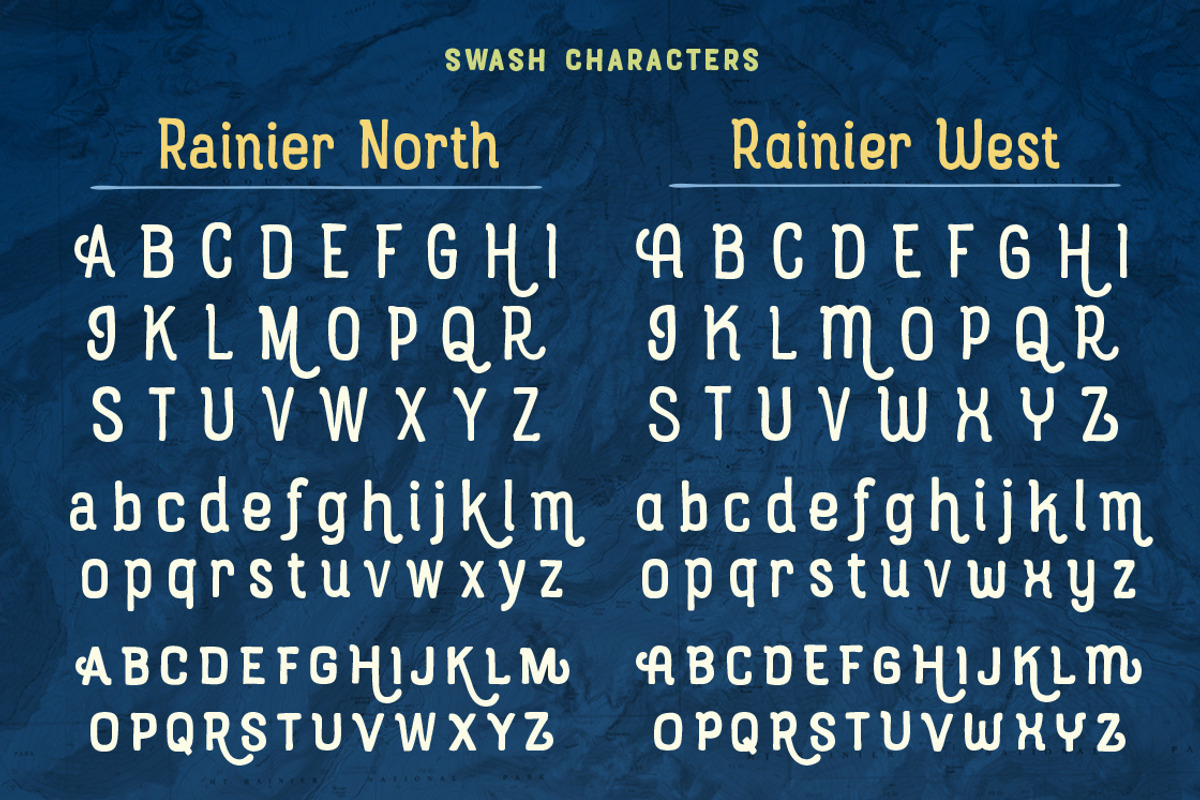Rainier Font + webfonts preview 6